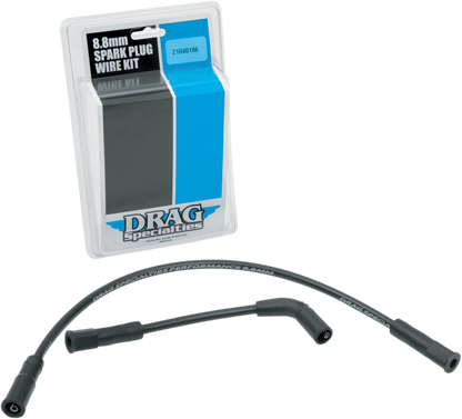 Drag Specialties Black 8.8mm Spark Plug Wires 2007-2022 Harley Sportster Iron
