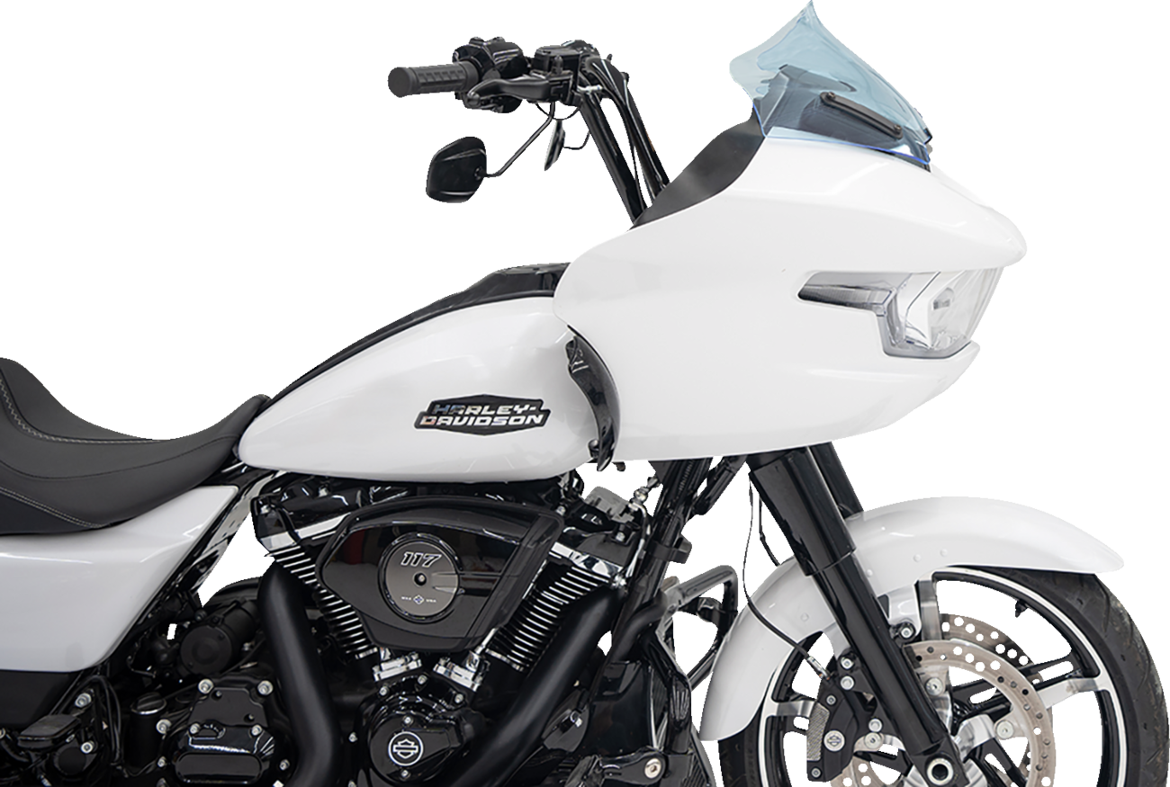 Klock Werks Kolor Flare 10" Blue Ice Windshield for 2023-2025 Harley Road Glide