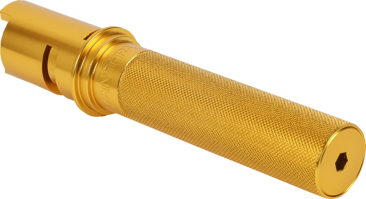 Thrashin Knurled Gold Gen 2 TBW 1" Throttle Tube for 2023-2024 Harley Touring