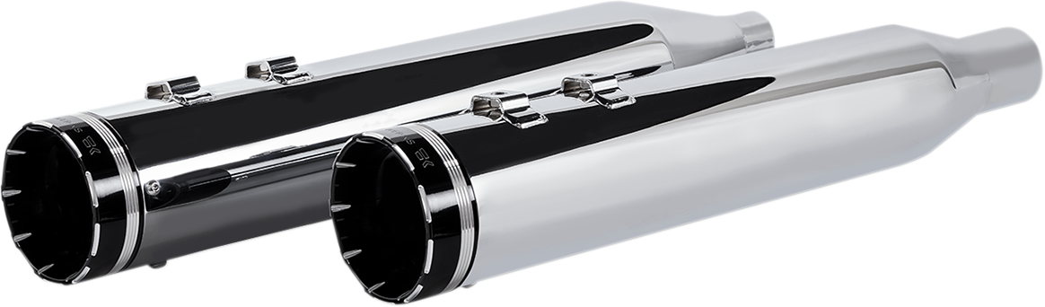 Khrome Werks HP-Plus 4.5" Tracer Slip On Mufflers fits 2017-2024 Harley Touring