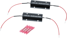 Kuryakyn 2992 Aluminum Motorcycle LED Turn Signal Load Equalizers for Harley