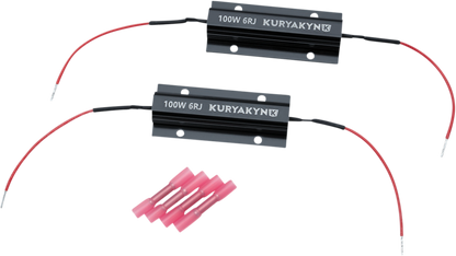 Kuryakyn 2992 Aluminum Motorcycle LED Turn Signal Load Equalizers for Harley