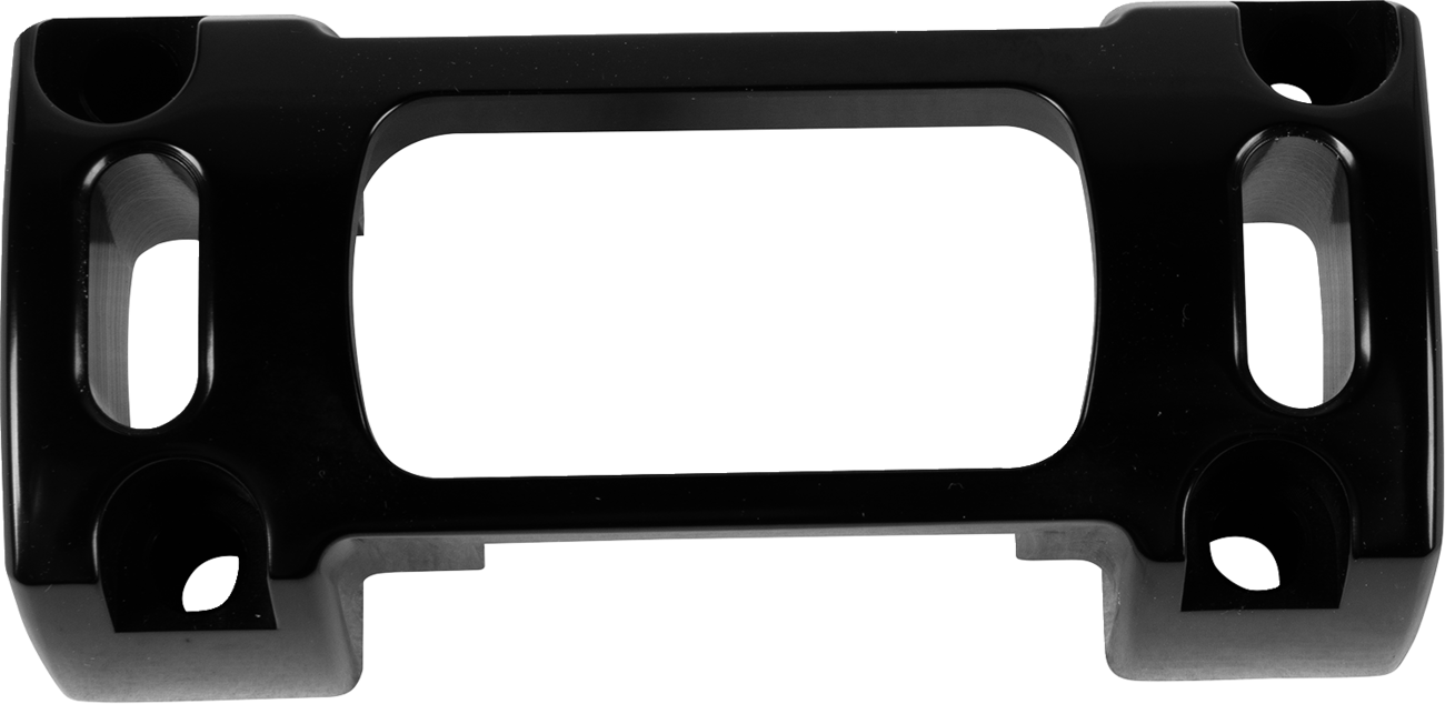 Slyfox Black 1" Handlebar Clamp Top 2018-2024 Harley Softail w/ Digital Gauge