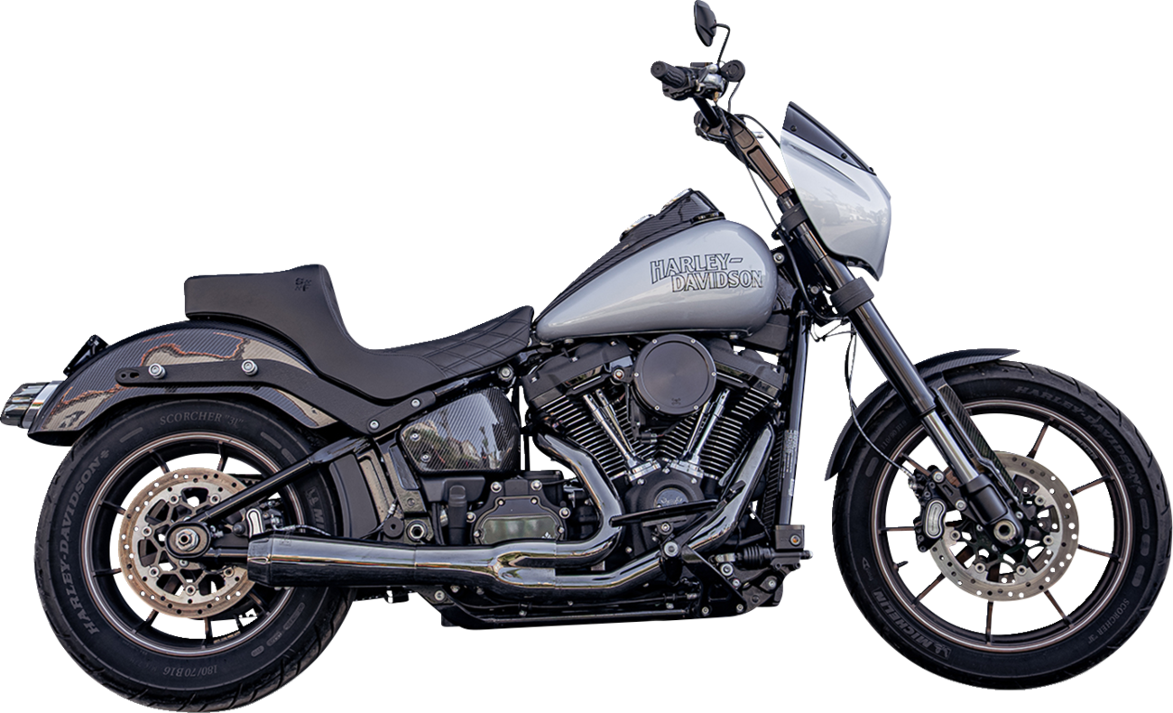 Slyfox Chariot Diamond Stitch Seat fits 2018-2026 Harley Softail Low Rider FXLR