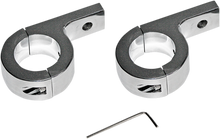 Custom Dynamics Chrome 1.25" Motorcycle Engine Guard lighting Mounting Brackets