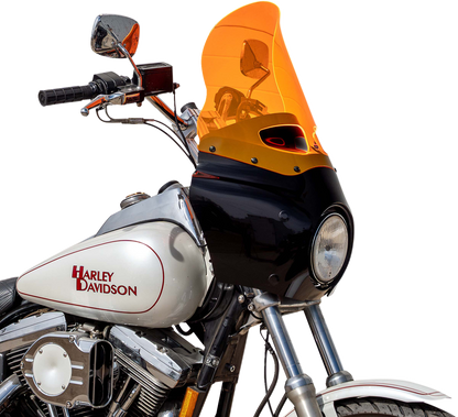 Klock Werks 15" Flare Orange Ice Road Warrior Fairing Motorcycle Windshield