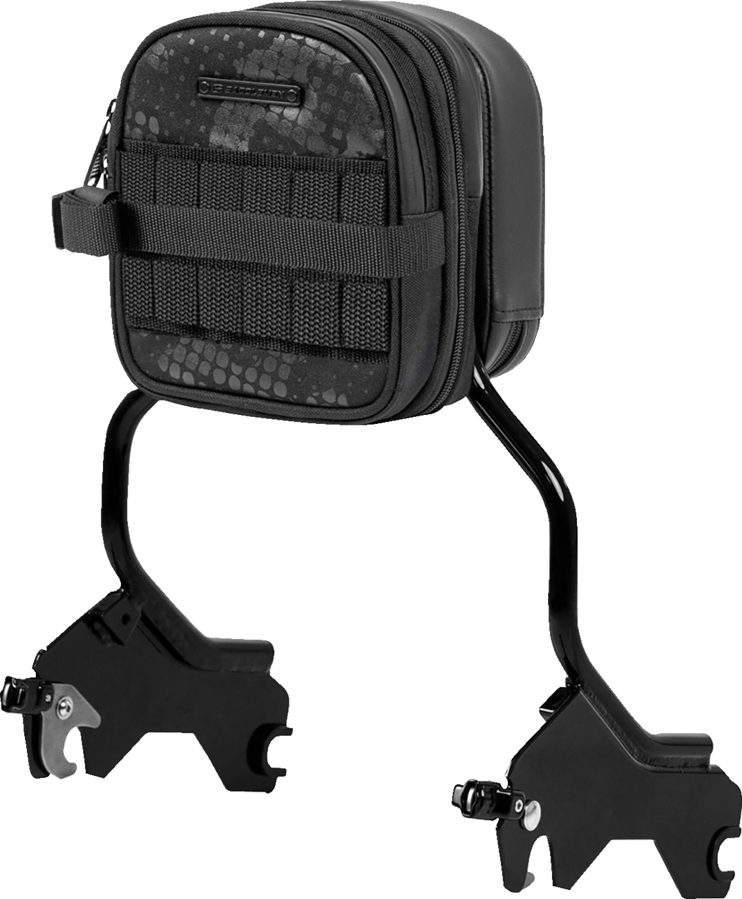 Saddlemen Fundamentals Black Sissy Bar Storage Bag Pouch for Harley Davidson