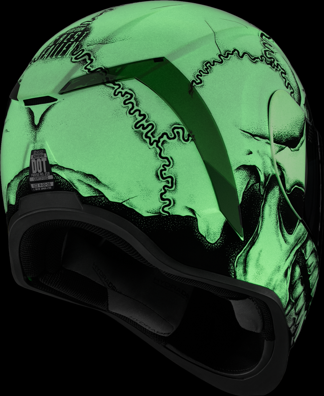 Icon Airform Crestfallen MIPS Glow In The Dark Full Face Adult Motorcycle Helmet