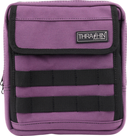 Thrashin Supply Purple Motorcycle Handlebar Storage Bag Slim for Harley THB-0033