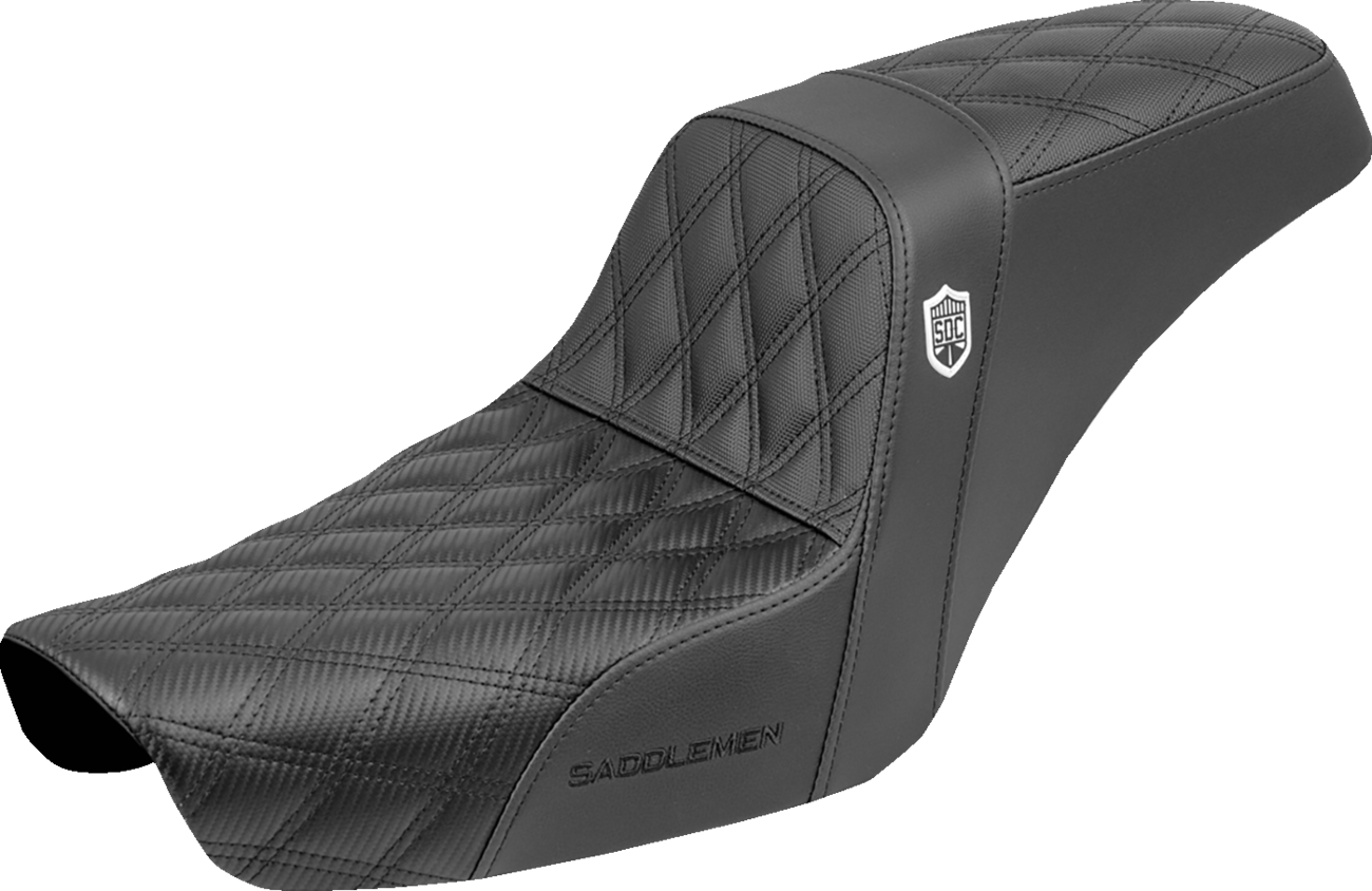 Saddlemen Pro Series SDC Carbon Lattice Gel Seat fits 1996-2003 Harley Dyna FXD