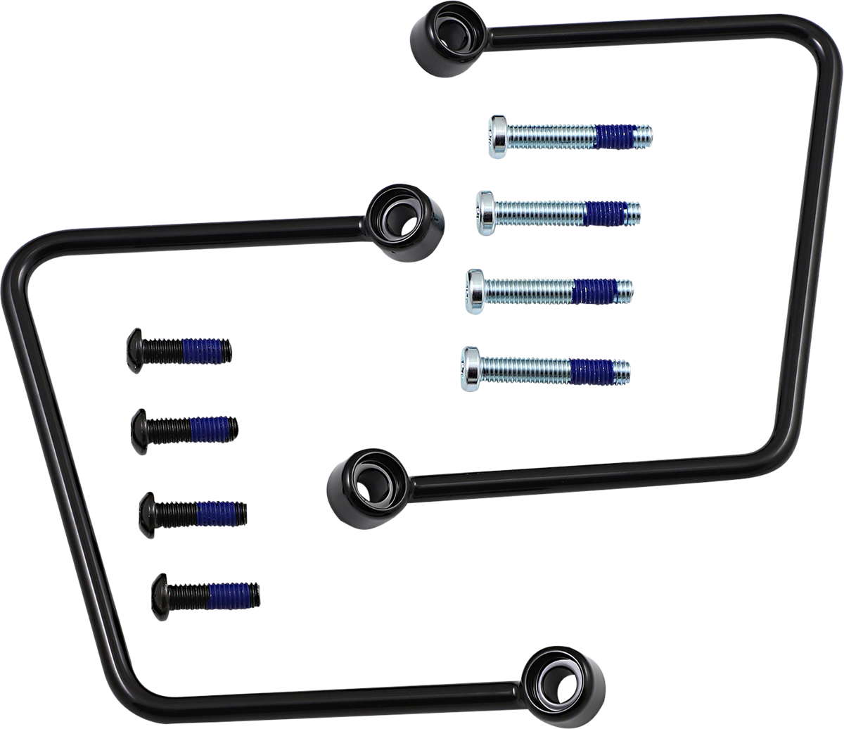 Drag Specialties Rear Saddlebag Support Bracket Kit for 2018-2023 Harley Softail