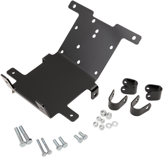 Moose Utility Black ATV Front Winch Mount for 1995-2004 Honda Foreman TRX450 4x4