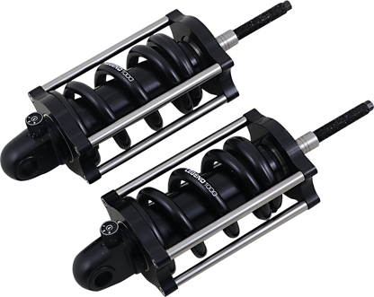 Legend Revo-A Black Rear Heavy Duty Shocks 2000-2017 Harley Softail FXS FLST