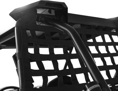Kimpex Black Polyester UTV Side by Side Rear Net 2011-21 Polaris RZR 570 EPS 570