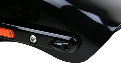 Kodlin 3-1 Black Mini Fender Strut Indicator Lights for  2018-24 Harley Softail