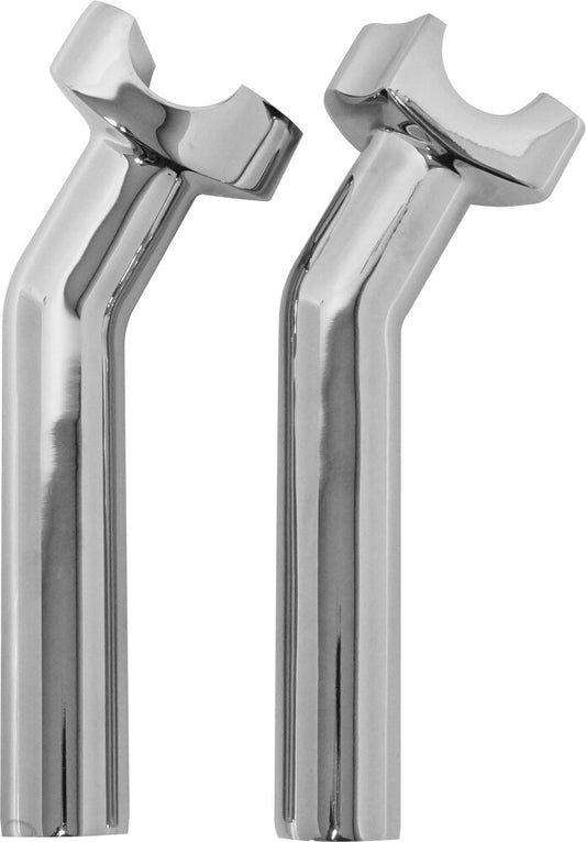 Harddrive 1" Chrome 6-1/2" Pullback Motorcycle Handlebar Risers fits Harley