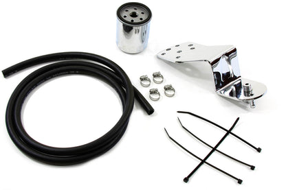 Vtwin Chrome Oil Filter Mounting Kit for 1941-1999 Harley Touring Softail