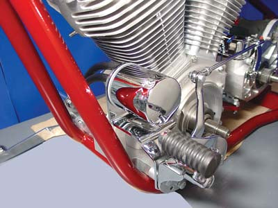 Vtwin Chrome Oil Filter Mounting Kit for 1941-1999 Harley Touring Softail