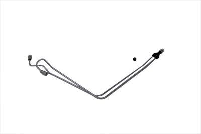 VTwin Wyatt Gatling Chrome Rocker Box Line Kit 1966-1984 Softail FLT FXR FX FL