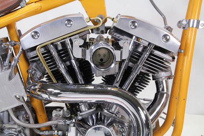 VTwin Wyatt Gatling Brass Rocker Box Line Kit 1966-1984 Softail FLT FXR FX FL
