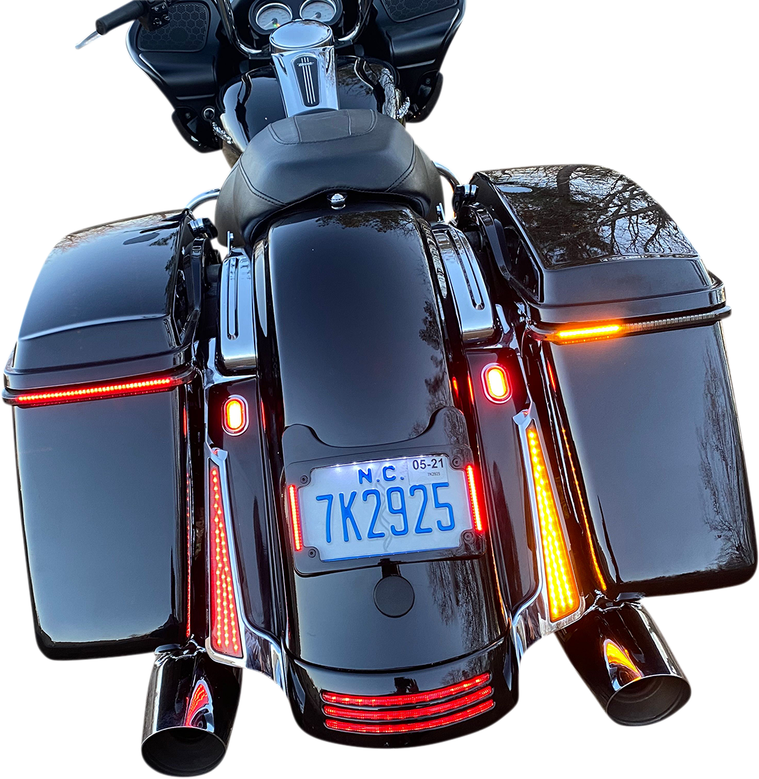 Custom Dynamics Dual Color Fascia LED Panel Lights 2014-2024 Harley Touring FLHX