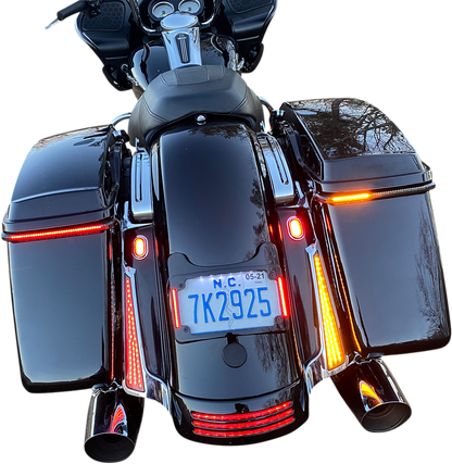 Custom Dynamics Dual Color Fascia LED Panel Lights 2014-2024 Harley Touring FLHX