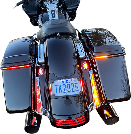 Custom Dynamics Dual Color Fascia LED Panel Lights 2014-2024 Harley Touring FLHX