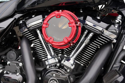 Arlen Ness Red Method Clear Series Air Cleaner Filter for 2023-2025 Harley M8