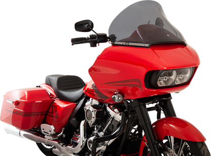 Klock Werks Pro-Touring 15" Flare Dark Smoke Windshield 15-23 Harley Road Glide