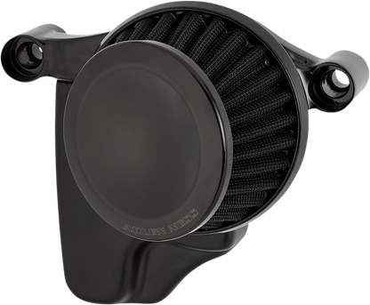 Arlen Ness Mini 22° Black Air Filter Kit 1999-2017 Harley Dyna Touring Softail