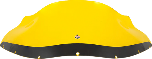 Klock Werks Kolor Flare 9" Yellow Windshield for Harley FXRP Style Fairings