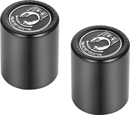 Figurati Designs POW-MIA Black Short Magnetic Docking Hardware Covers for Harley