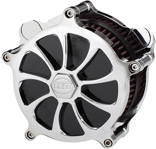 RC Components Chrome Revolt Air Filter Cleaner 1999-2017 Harley Touring Softail