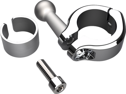 Ciro 1-1/2" Gen 2 Aluminum Handlebar Clamp Phone Mount Kit for Motorcycles 55135