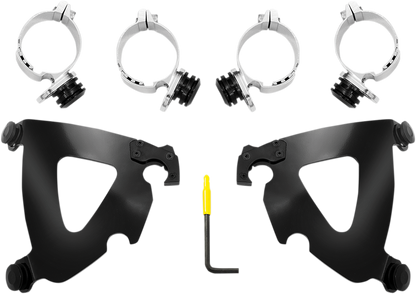 Memphis Shades Road Warrior Fairing & Mount Kit for 18-20 Harley Softail FXLR