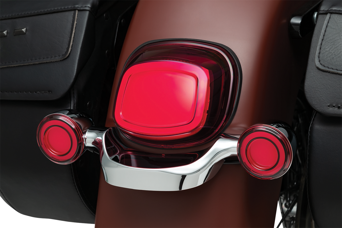 Kuryakyn 2912 Red Tracer LED Taillight 2005-2020 Harley Touring FLHX FLHR FLD