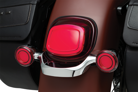 Kuryakyn 2912 Red Tracer LED Taillight 2005-2020 Harley Touring FLHX FLHR FLD