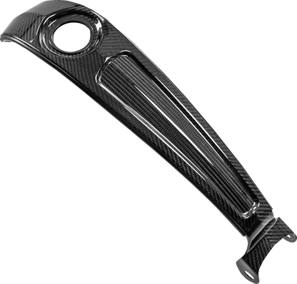 Saddlemen Gloss Carbon Fiber Dash Console for 2018-2026 Harley Softail FXBB FXST