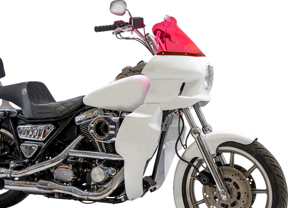 Klock Werks Flare 12.5" Pink Ice Windshield fits Saddlemen S-RT Mini Fairing
