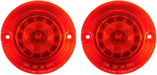 Custom Dynamics ProBeam Flat Turn Signal Inserts 1986-2013 Harley Touring FLST