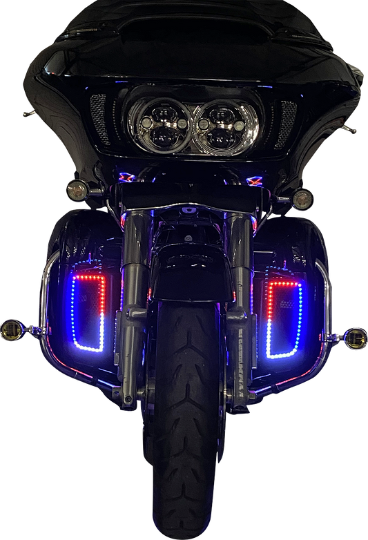 Custom Dynamics ProGlow LED Lower Fairing Inserts fits 2014-2022 Harley Touring