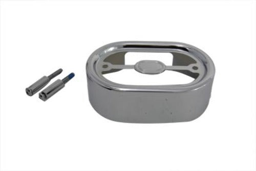 Vtwin Chrome Voltage Regulator Cover fits 2001-2009 Harley Davidson Softail