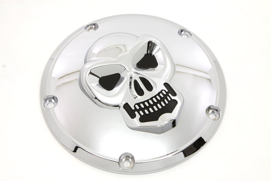 VTwin Chrome 5 Hole Motorcycle Derby Cover 1999-2018 Harley Touring FXST FXD FLT