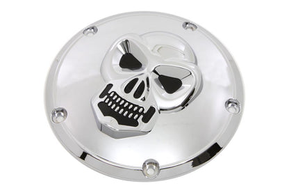 VTwin Chrome 5 Hole Motorcycle Derby Cover 1999-2018 Harley Touring FXST FXD FLT