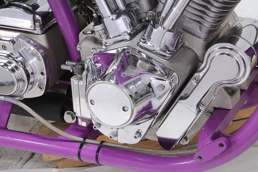 Vtwin Chrome Cam Cover Trim 1970-1992 Harley Davidson FXD FXR FL FXST FLT FLST