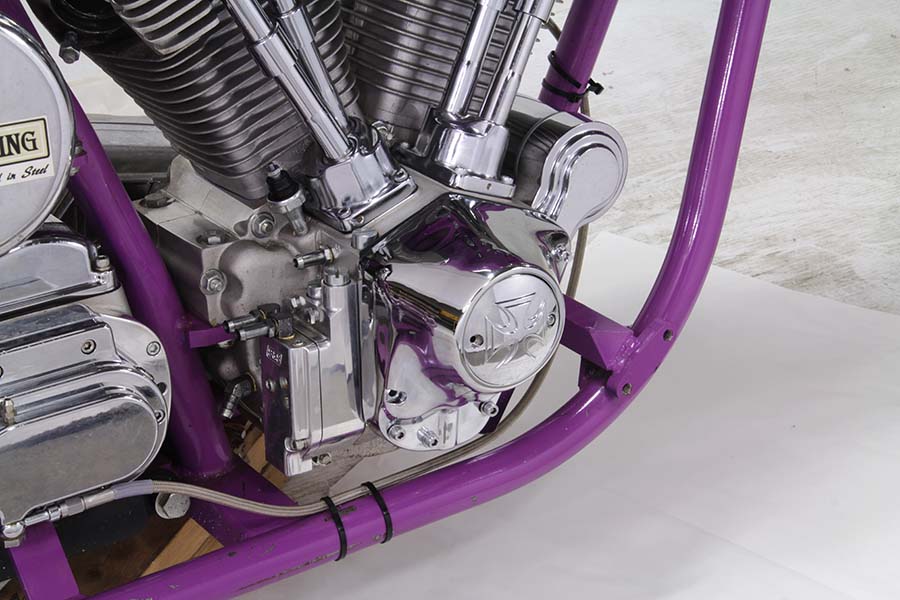 Vtwin Chrome Cam Cover Trim 1970-1992 Harley Davidson FXD FXR FL FXST FLT FLST