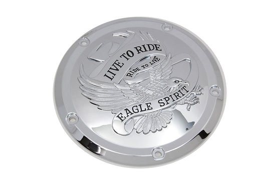 VTwin Eagle Spirit 5 Hole Derby Cover Kit 2016-2024 Harley Touring  FLT