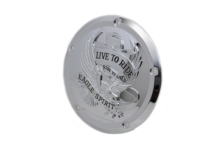 VTwin Eagle Spirit 5 Hole Derby Cover Kit 2016-2024 Harley Touring  FLT