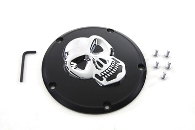 VTwin Black 5 Hole Motorcycle Derby Cover 1999-2018 Harley Touring FLT FXD FLST