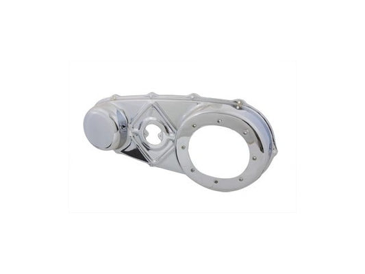 Vtwin Chrome Outer Primary Cover fits 1955-1964 Harley Davidson FL Panhead